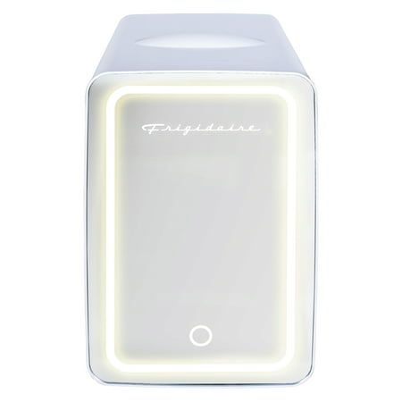 Frigidaire 6.5l, 9 Can Mini Lighted Beauty Mirror Fridge, Cools Up to 20, 110V, White, EPMIS170 Frigidaire Mini Fridge, White Mini Fridge, Mirror Fridge, Fridge Cooler, Compact Fridge, Mini Cooler, Small Refrigerator, Beauty Mirror, Mini Fridges