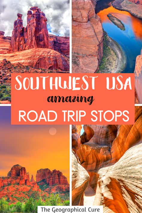 Road Trip Stops, Southwest Road Trip, Southwest Travel, Usa Road Trip, Maine Living, Southwest Usa, Usa Roadtrip, Arizona Road Trip, Road Trip Destinations