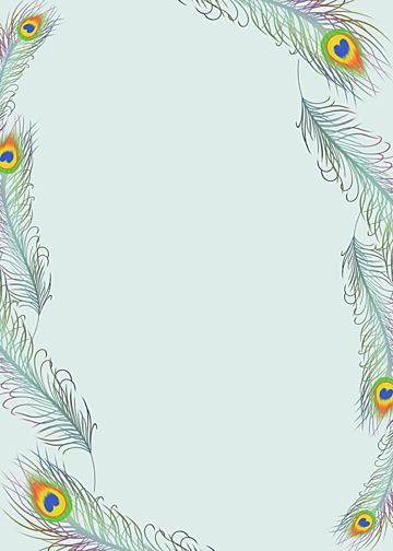 Peacock Border Design, Peacock Feather Background, Mor Pankh Background, Peacock Background, Background Light Blue, Mor Pankh, Peacock Crafts, Feather Background, Peacock Garden