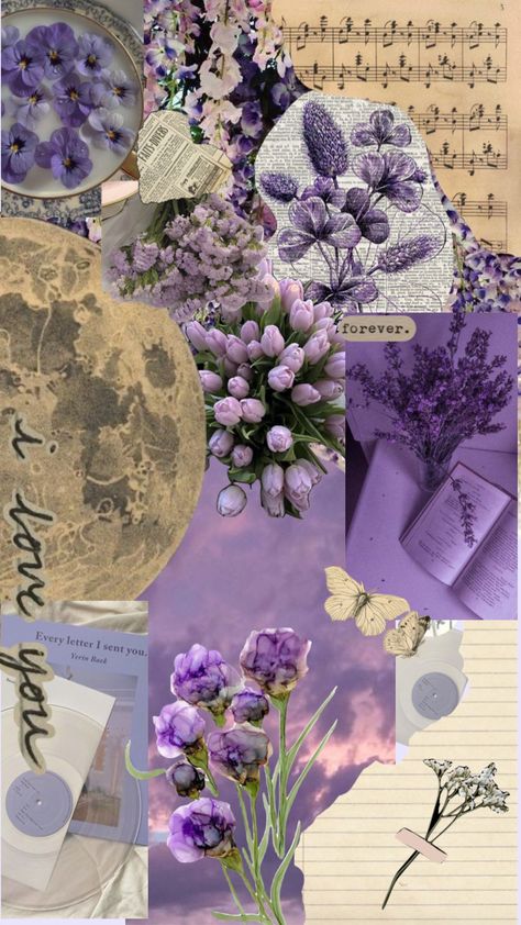 #myfirstshuffle Cute Vintage Aesthetic, Iphone Wallpaper Violet, Whatsapp Wallpaper Cute, Lavender Aesthetic, Nothing But Flowers, Purple Wallpaper Iphone, Purple Tulips, Iphone Wallpaper Girly, Cute Patterns Wallpaper