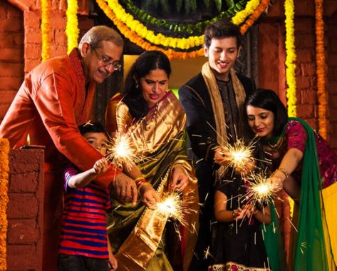 DIWALI - November 4, 2021 - National Today Why Is Diwali Celebrated, Diwali Family, History Of Diwali, Crackers Diwali, Diwali Activities, Diwali Lights, Bright Outfits, Indian Family, Hindu Festival