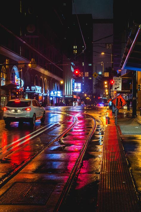 Rainy Evening, Cityscape Wallpaper, Atlanta City, Rainy City, Downtown Atlanta, Buildings Photography, Rainy Night, The Windy City, City Scene