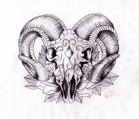 Rams head sugarskull Sketch by Nevermore-Ink.deviantart.com on @deviantART, this is basically exactly what I want. Aries Skull, Skull Tattoo Meaning, Ram Skull Tattoo, Widder Tattoo, Ram Tattoo, Tier Tattoo, Rams Head, Ram Skull, Aries Tattoo