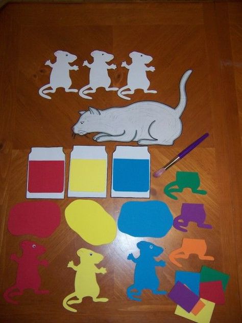 Mouse Paint Activities, Paint Activities, Flannel Board Ideas, Felt Board Ideas, Mouse Paint, Felt Story, Flannel Board Stories, Storytime Ideas, Felt Board Stories