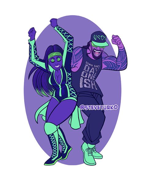 Wwe Fanart, Naomi Wwe, Wwe Funny, Wwe Couples, Dope Cartoons, Eddie Guerrero, Wwe Legends, Wwe Wallpapers, Wwe Girls