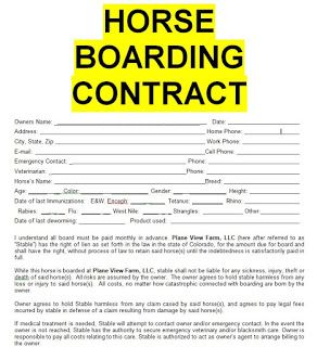 Horse Boarding Contract - sample template form in doc word Horse Boarding Facility, Boarding Facility, Horse Information, Horse Barn Plans, Horse Info, Horse Riding Tips, Blank Templates, Free Horses, Board Template