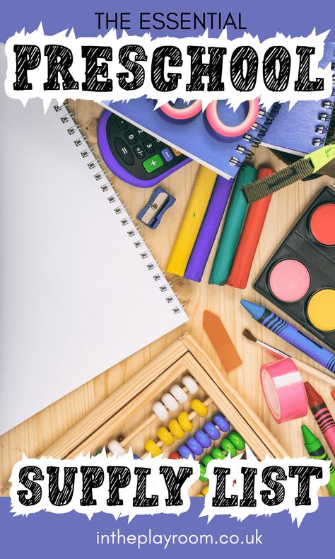 Supply List For Preschool, Preschool Supply List Teachers, Preschool Classroom Supplies, Preschool Wish List Ideas, Pre K Supply List, Preschool School Supply List, Preschool Teacher Wish List Ideas, Preschool Supply List For Parents, Preschool Teacher Must Haves