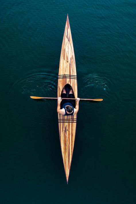 Kayak Aesthetic, Kayak Photoshoot, Kayak Design, Kayaking Aesthetic, Cedar Strip Kayak, Hobie Mirage, Hobie Kayak, Wood Kayak, Kayak Fishing Tips