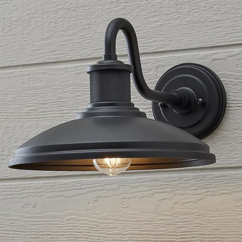 Exterior Wall Light Fixtures, Timber Frame Garage, California Life, Cottage Lighting, Entry Lighting, Outdoor Barn Lighting, Door Colors, Log House, Farmhouse Remodel