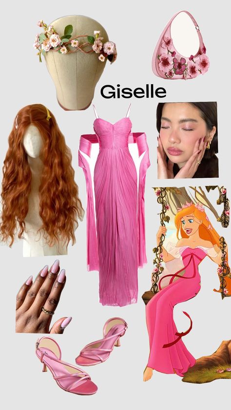 #giselle #enchanted #princesscore #halloweenoutfit #solocostume Giselle Costume Enchanted, Giselle Halloween Costume, Enchanted Costume Ideas, Princess Customes Ideas, Giselle Enchanted Costume, Enchanted Halloween Costume, Easy Disney Character Costumes, Fairytale Costume Ideas, Ella Enchanted Costume