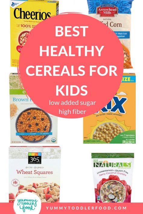 The Best Healthy Cereal for Kids for Breakfast and Snacks (Updated 2019) Best Cereal For Kids, Healthy Cereal For Kids, Cereal Aisle, Shredded Wheat Cereal, Healthy Breakfast Burrito, Natural Granola, Fiber Cereal, Healthy Cereal Breakfast, Homemade Cereal