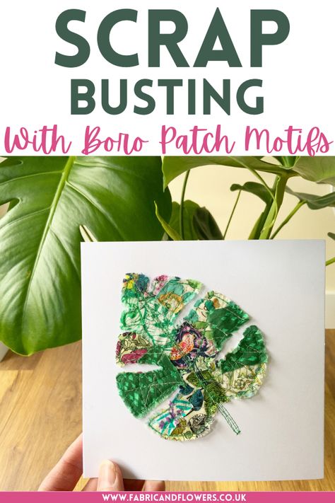 Find out how to make Boro Patch Motifs using teeny tiny scraps of fabric. Use them to make greeting cards or applique to other projects such as coasters, pouches or cushions. Mini Course includes step-by-step instructions, hints and tips as well as a library of motifs. Fabric Postcards Ideas Free Pattern, Boro Patchwork, Fabric Christmas Cards, Make Greeting Cards, Scrap Crafts, Modern Sewing Projects, Scrap Projects, Japanese Boro, Scraps Of Fabric