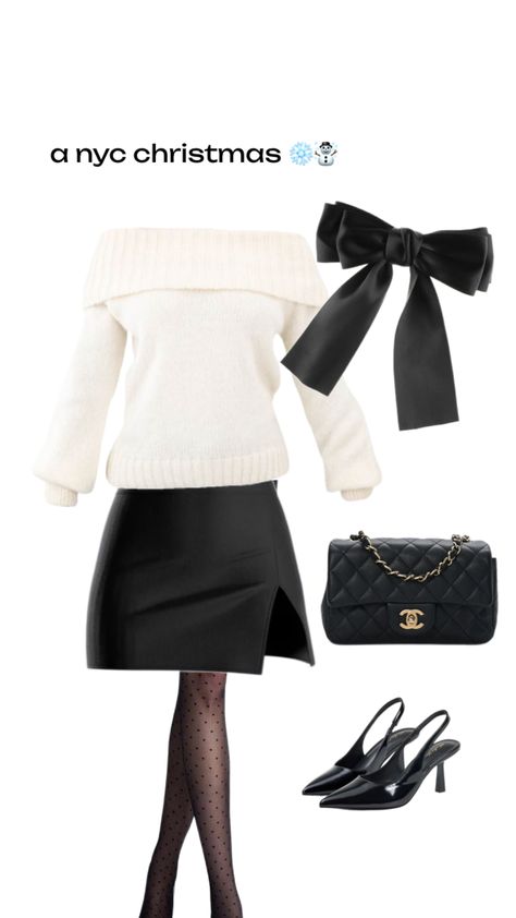 elegant christmas outfit #christmas#fitinspo#bows#outfit#winter Christmas Church Outfit, Elegant Christmas Outfit, Bows Outfit, Classy Christmas Outfit, Outfit For Church, Church Fits, Elegant Outfit Classy, Outfit Christmas, Classy Christmas