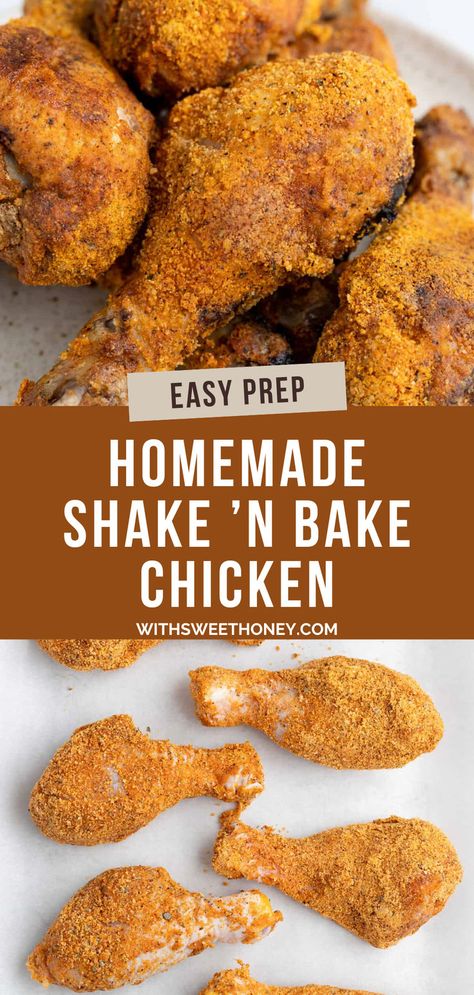 This simple homemade gluten free shake and bake chicken is prepared in less than 5 minutes and oven baked. Made with a flavorful mixture of almond flour and savory seasonings for a tasty meal perfect for weeknights. #dinnerrecipe #dinner Gluten Free Shake And Bake, Chicken Shake And Bake, Shake And Bake Chicken, Homemade Shake And Bake, Shake N Bake Chicken, Shake And Bake, Bake Chicken, Shake N Bake, Homemade Gluten Free