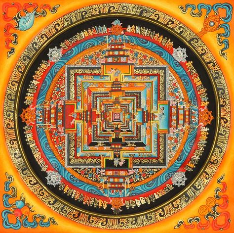 Here's 9 Incredible Gnostic, Alchemical and Occult Mandalas Tibetan Mandala, Different Types Of Meditation, Indian Symbols, Types Of Meditation, Mandalas Painting, Thangka Painting, Mandalas Drawing, Tibetan Art, Sacred Symbols