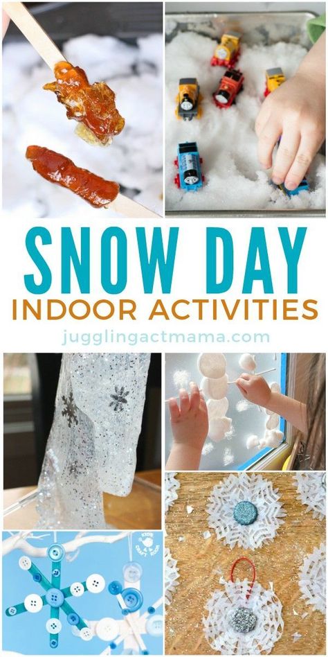 Snow Day Projects For Kids, Fun Snow Day Activities For Kids, Snowday Activities For Kids, Snow Day Fun, Snow Day Crafts For Kids, Snow Day Crafts, Snow Day Activities For Kids, Snowday Activities, Indoor Winter Activities