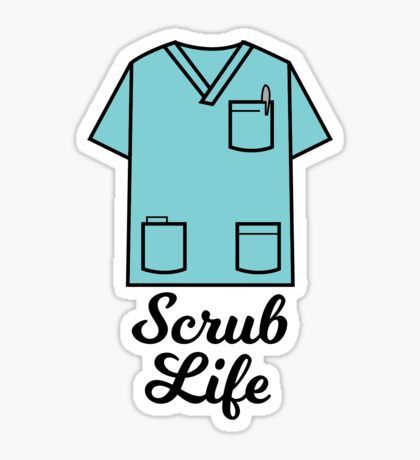 Scrub Life Sticker Scrubs Drawing, Nurse Stickers Vinyl Decals, Pharmacy Art, Doctor Stickers, Medical Stickers, Medical Wallpaper, Nurse Stickers, Homemade Stickers, Nurse Svg