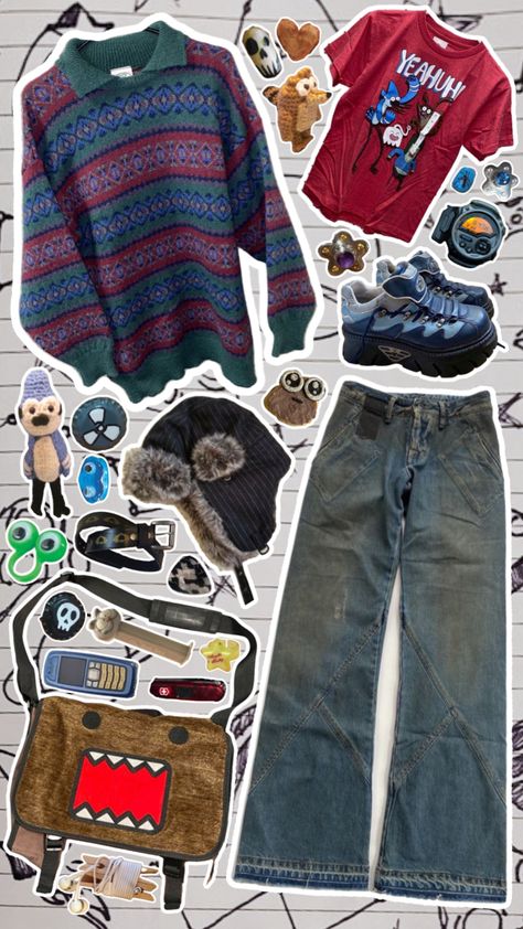 #2000s #cartoonnetwork #cartoon #kidcore #outfitinpso #outfitinspiration #outfit #regularshow #winter #fall #fashion #2000stv #ootd Regular Show Inspired Outfits, Show Inspired Outfits, Kidcore Outfit, Regular Show, Kid Core, Inspired Outfits, Cartoon Network, Fall Fashion, Outfit Inspirations