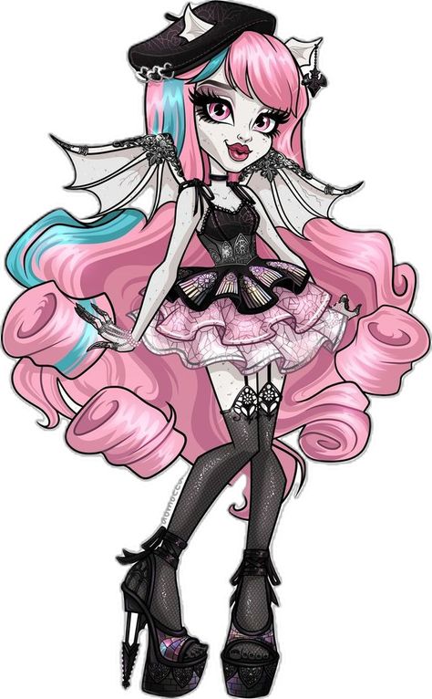 Monster High Fanart, Rochelle Goyle, Cute Drawlings, Arte Monster High, Monster High Pictures, Model Sketch, Moster High, Personajes Monster High, Monster High Art