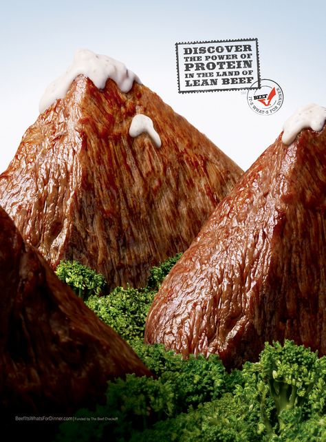 https://flic.kr/p/4PTbiz | Mountain “Powerful Beefscapes” Advertising and Recipe | Discover the Power of Protein in the Land of Lean Beef!  These recipes were developed based on the food ingredients used to create the “Powerful Beefscapes” advertising.   Hearty Glazed Tri-Tip Roast with Creamy Gorgonzola Sauce Ads Photography, Cake Poster, Tip Roast, Gorgonzola Sauce, Sirloin Tip Roast, Sirloin Tips, 타이포그래피 포스터 디자인, Tri Tip, Publicidad Creativa