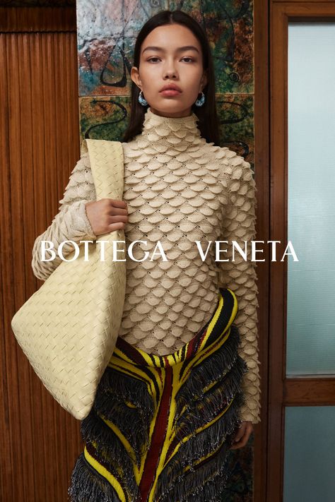 BOTTEGA VENETA: Hop Bag… Embellished Coat, Calvin Klein Watch, Liu Wen, New Bottega, Eyewear Womens, Lund, Casual Tank Tops, Everyday Wardrobe, Modern Fashion