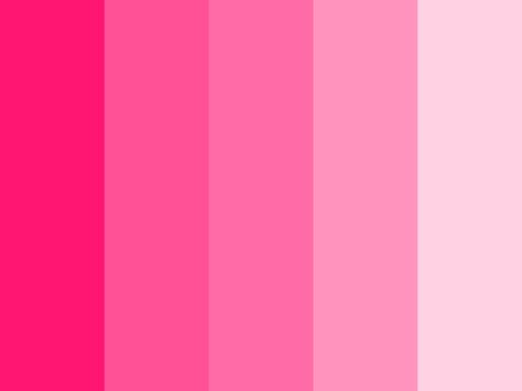 Bubblegum Color, Pink Color Combination, Shingle Colors, Pink Color Schemes, Pink Palette, Color Palette Pink, Color Club, Pink Paint, Green Decor