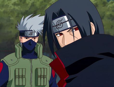 ♡ Kakashi & Itachi ♡ | We Heart It | itachi, kakashi, and naruto Naruto, Anime