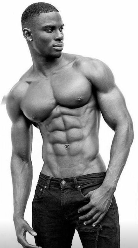 Men Perfect Body Muscle, Sixpack Photoshoot, Men’s Physique, Male Abs Reference, Model Men Photography, Slim Muscular Male, Black Physique, Male Body Types, Abs Reference