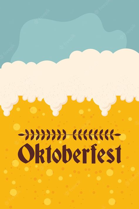 Oktoberfest Menu Design, Oktoberfest Poster Design, Oktoberfest Illustration, Oktoberfest Design, Oktoberfest Menu, Beer Graphic Design, Beer Background, Pop Art Background, Beer Graphic