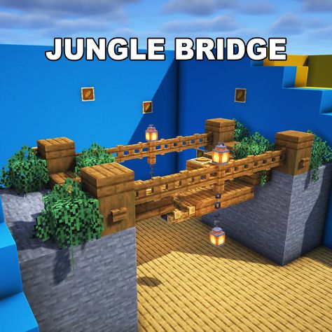 Minecraft Jungle Bridge ⚒️ Rate from 1-10? 🎥 Full Tutorial on my YouTube channel! 💾 World Download on Patreon ✅ Follow for OP Minecraft Builds 📢 Share with your Friends 💬 Rate this Build 1-10 🔖Tags 🔖 #minecraft #minecraftbuilds #minecrafters #minecraftpe #minecraftmemes #mınecraftideas #minecraftbuild #minecraftbuilding #minecraftbuilding #minecrafttutorial #minecraftonly #mcpe #minecraftpc #minecraftcreations #minecraftdaily #minecraftdesign #minecraftjava #minecrafts #minecraftyoutuber #g... Minecraft Jungle Bridge, Minecraft Building Ideas Jungle, Jungle Minecraft Houses, Minecraft Jungle Builds, Jungle Minecraft, Minecraft Jungle House, Jungle Bridge, Minecraft Bridge, Jungle Temple