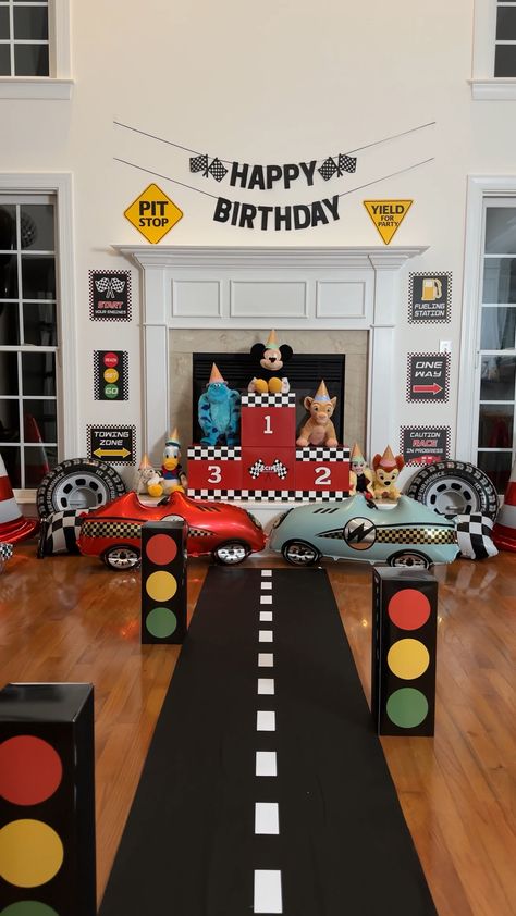 Race Car Birthday Balloons … curated on LTK Car Backdrop Birthday Parties, Race Car Birthday Party Ideas 3, Dirt Track Racing Birthday Party Ideas, Race Car Backdrop Ideas, Racetrack Birthday Party Ideas, Racecar Party Ideas, Diy Two Fast Birthday Decorations, Race Car 4th Birthday Party Ideas, Race Car 3rd Birthday Party Ideas