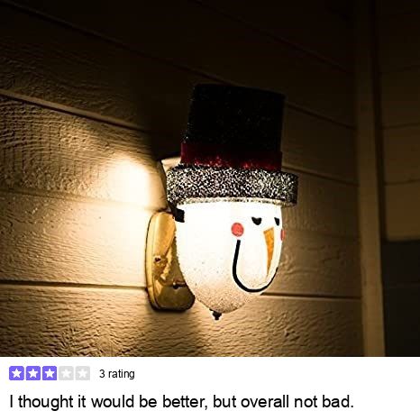 Snowman Porch Light Cover Traditional | 3 User Reviews Porch Snowman, Outdoor Christmas Presents, Porch Light Covers, Christmas Outdoor Decorations, Outdoor Porch Lights, Wooden Snowmen, Wooden Snowman, Porch Light, Christmas Cover