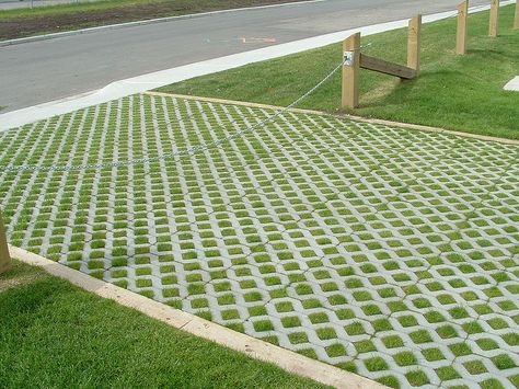 Paving Stones - Turfstone | Turfstone Expocrete | Expocrete an Oldcastle company | Flickr Grass Pavers Driveway, Grass Driveway, Permeable Driveway, Grass Pavers, Permeable Pavers, Paver Designs, Driveway Design, Driveway Landscaping, Paver Driveway