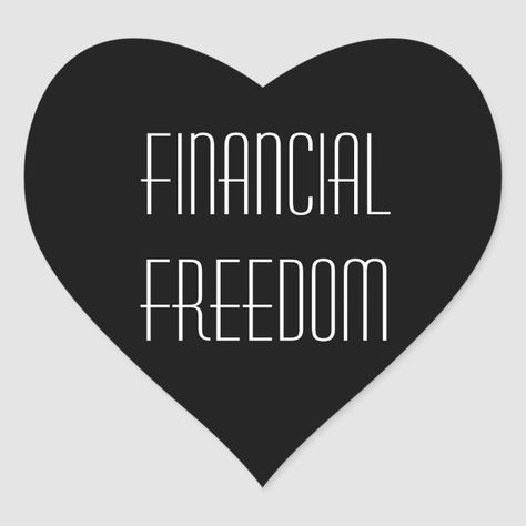 Financial Freedom Stickers | Zazzle Different Vision Board Ideas, Vision Board Word Art, Vision Board Photos Pictures Aesthetic, Financial Growth Images, Things To Add To Vision Board, Savings Vision Board Pictures, 2023 Vision Board Words, Savings Picture For Vision Board, Dream Board Photos