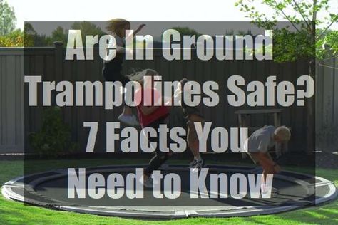 Are In Ground Trampolines Safe? 7 Facts You Should Know; How Safe Are In Ground Trampolines﻿﻿; Are ﻿I﻿n﻿-﻿Ground Trampolines Safer Than Above﻿﻿ ﻿﻿Ground﻿; The Safest In Ground Trampoline; In Ground Trampoline Safety Net Ground Level Trampoline Diy, Burying Your Trampoline, Ground Level Trampoline, Underground Trampoline Diy, I’m Ground Trampoline, I Ground Trampoline, In Ground Trampoline Landscape, Diy In Ground Trampoline, Trampoline On Sloped Yard