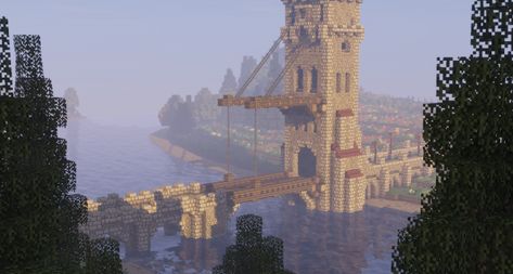 [1.14] Excalibur Minecraft Texture Pack Minecraft Excalibur, Minecraft Medieval Bridge, Medieval Bridge, Minecraft Bridge, Minecraft Texture Pack, Minecraft Castle, Minecraft Medieval, Minecraft Inspiration, Medieval Fortress