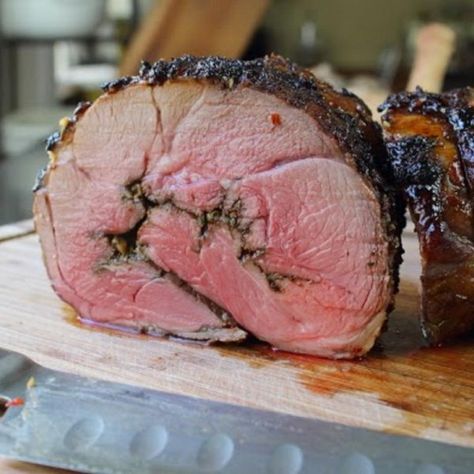 Chef John's Roasted Leg of Lamb | "Chef John I want to thank you for sharing this recipe for all of us to make. I did it exactly as you describe. It came out outstanding!!! I will certainly be making this again." #recipe #easter Roasted Leg Of Lamb, Chef John Recipes, Roast Rack Of Lamb, Boneless Leg Of Lamb, Lamb Leg Recipes, Roast Lamb Leg, Lamb Recipe, Lamb Leg, Chef John