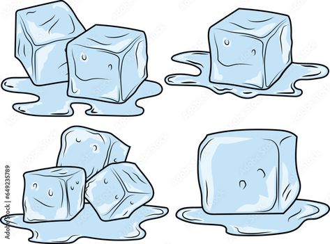 Set of ice cubes cartoon vector. Sketchy Ice Cubes Vector Stock Vector | Adobe Stock Ice Cube Cartoon, Ice Cubes, Vector Stock, Ice Cube, Adobe Stock, Stock Vector, Stock Photos