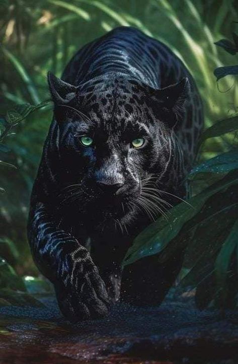 Black Jaguar Aesthetic, Black Jaguar Animal, Panther Tattoos, Natur Tattoo Arm, Jungle Tattoo, Black Panther Cat, Black Panther Tattoo, Panther Pictures, Lion Live Wallpaper