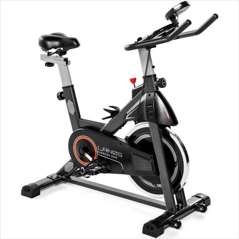 Lanos Exercise Bike, Stationary Bike for Indoor Cycling | The Perfect Exercise Bikes for Home Gym | Indoor Exercise Bike for Men and Women | Stationary Bike | Comfortable Seat Cushion, Silent Belt Drive, iPad Holder Stationary Bicycle, Indoor Cycling Workouts, Best Exercise Bike, Indoor Bike Workouts, Indoor Cycling Bike, Bike Training, Comfort Bike, Ipad Holder, Indoor Bike