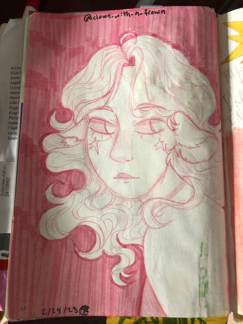 Front Sketchbook Ideas, Pink Sketchbook Page, Art Is Dead, Sketchbook Inspo, Sketchbook Cover, Sketchbook Art Journal, Bullet Journal Art, Sketchbook Ideas, Arte Sketchbook