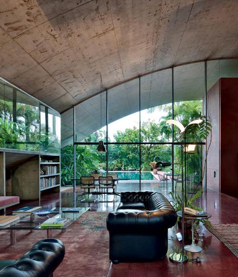 Bruther Architecture, Modernist House, Brutalist Architecture, Concrete Design, Brutalism, A Living Room, House Inspo, Contemporary Architecture, Dream Home Design