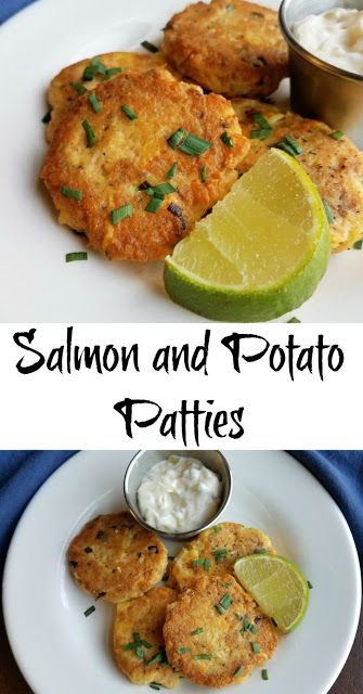 Salmon patties are a fun, delicious and economical meal. They are quick to make too. You will love them during Lent, but we enjoy them all year long. Salmon patties are on regular rotation in my grandma's kitchen and hearing her talk about them all of them time gets me excited to make them too. These patties use potato instead of bread or cracker crumbs, making them extra delicious! Baked Salmon Patties, Salmon Food, Best Easy Dinner Recipes, Salmon Potato, Salmon Patties Recipe, Healthy Delicious Recipes, Potato Patties, Delicious Seafood Recipes, Patties Recipe