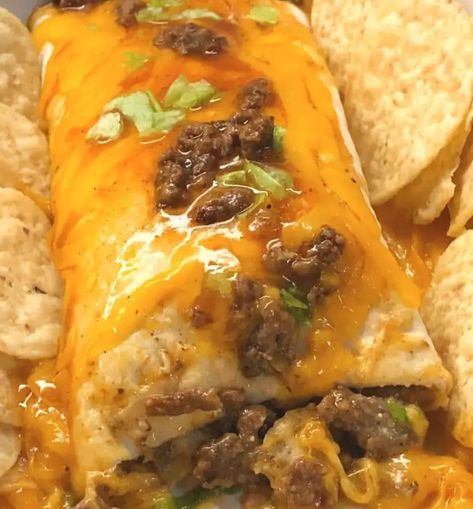 Sancho Recipe, Mexican Enchiladas, Beef Enchilada Recipe, Beef Enchilada, Mexican Beef, Green Enchilada Sauce, Beef Enchiladas, Ground Beef Recipes Easy, Enchilada Recipes