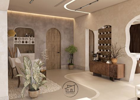 Japandi Spa Design, Luxury Spa Design Interiors, Salon Japandi, Rustic Spa, Spa Design Interior, Luxury Spa Design, Rustic Salon, Organic Spa, Beauty Salon Design