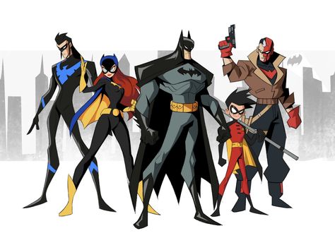 ArtStation - The Bat Family, colorreaper The Bat Family, Batman Collection, Batman Animated, Batman Concept, Stylized Art, Gotham Knights, Robin Dc, Arte Nerd, Neon Artwork