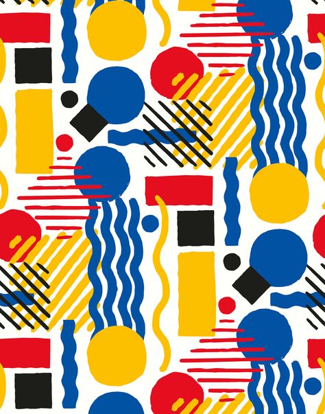 Bauhaus Design Pattern, Bauhaus Illustration, Bauhaus Wallpaper, Bauhaus Aesthetic, Bauhaus Colors, Bauhaus Pattern, Geometric Pattern Wallpaper, Bauhaus Art, Bauhaus Poster