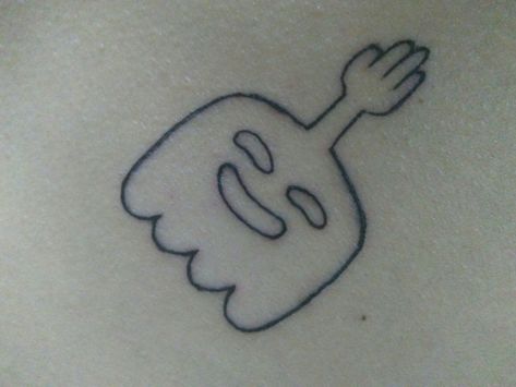 High Five Ghost, Cartoon Tattoo Ideas, Animated Shows, Character Tattoos, Tatuagem Masculina Pequena, Simple Tattoos For Women, Simple Tattoos For Guys, Funky Tattoos, Cartoon Tattoo