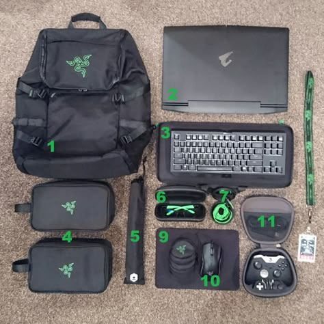 Gaming Laptop Setup, Gamer Room Diy, Accessoires 4x4, Razer Gaming, Tmax Yamaha, Computer Gaming Room, Gamer Setup, Pc Gaming Setup, Pc Accessories