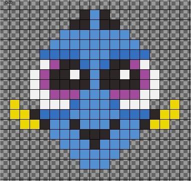 | Baby Dory Perler Bead Design | Pixel Art Minecraft, Easy Perler Bead Patterns, Pearl Beads Pattern, Art Perle, Pixel Art Templates, Hama Beads Design, Perler Bead Templates, Diy Perler Bead Crafts, Motifs Perler